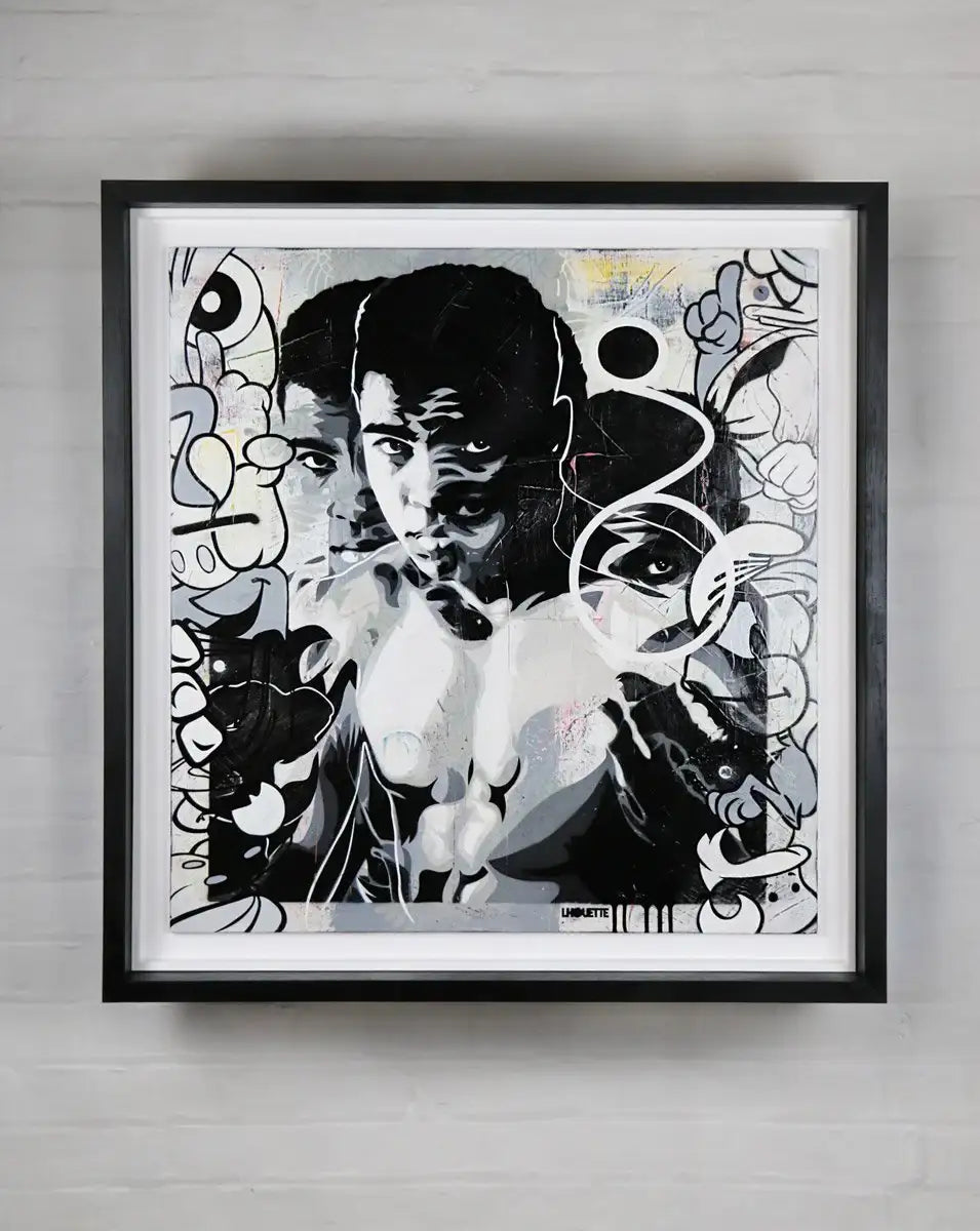 Don't Call it a Come Back (Ali) - Original - SOLD by artist Lhouette - Wyecliffe Galleries