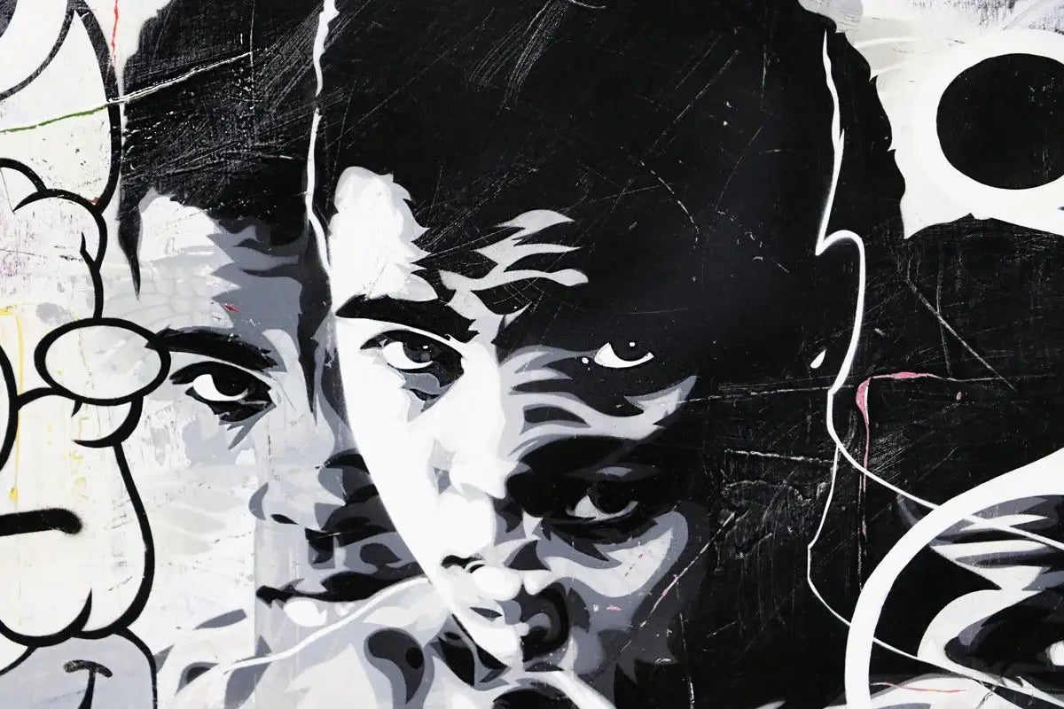 Don't Call it a Come Back (Ali) - Original - SOLD by artist Lhouette - Wyecliffe Galleries