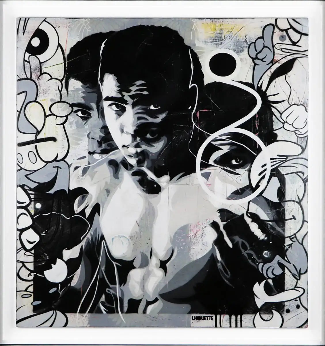 Don't Call it a Come Back (Ali) - Original - SOLD by artist Lhouette - Wyecliffe Galleries