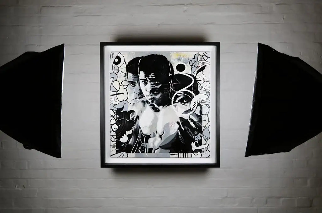 Don't Call it a Come Back (Ali) - Original - SOLD by artist Lhouette - Wyecliffe Galleries