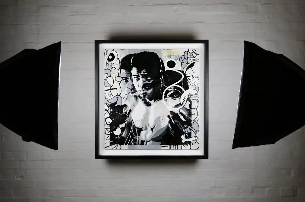 Don't Call it a Come Back (Ali) - Original - SOLD by artist Lhouette - Wyecliffe Galleries