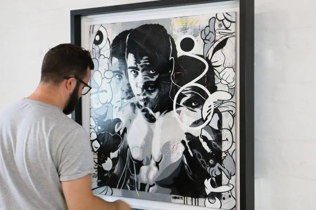 Don't Call it a Come Back (Ali) - Original - SOLD by artist Lhouette - Wyecliffe Galleries