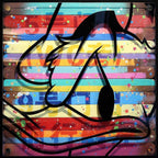 Donald - Original - SOLD by artist Lhouette - Wyecliffe Galleries