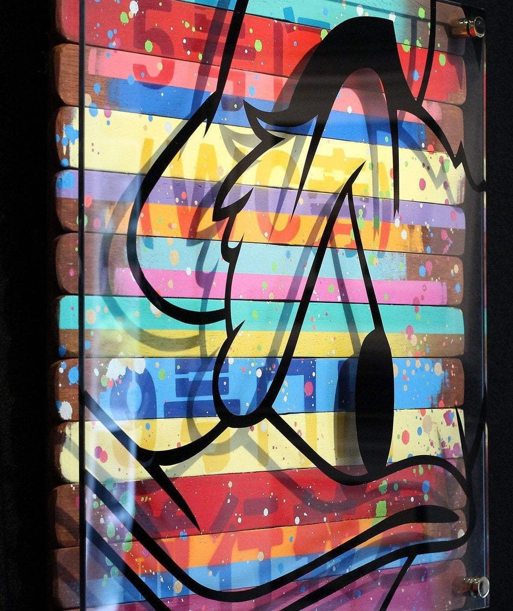 Donald - Original - SOLD by artist Lhouette - Wyecliffe Galleries