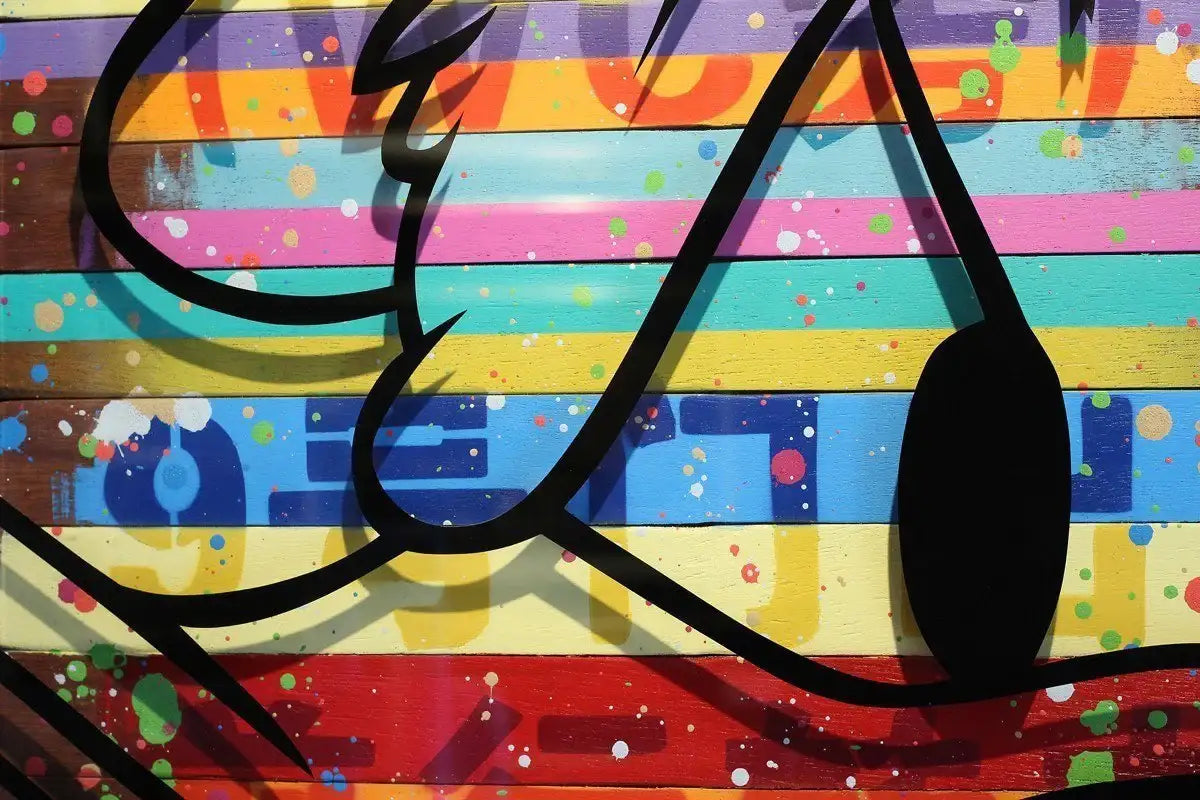 Donald - Original - SOLD by artist Lhouette - Wyecliffe Galleries