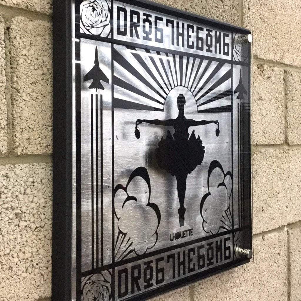 Drop the Bomb - Edition - SOLD by artist Lhouette - Wyecliffe Galleries