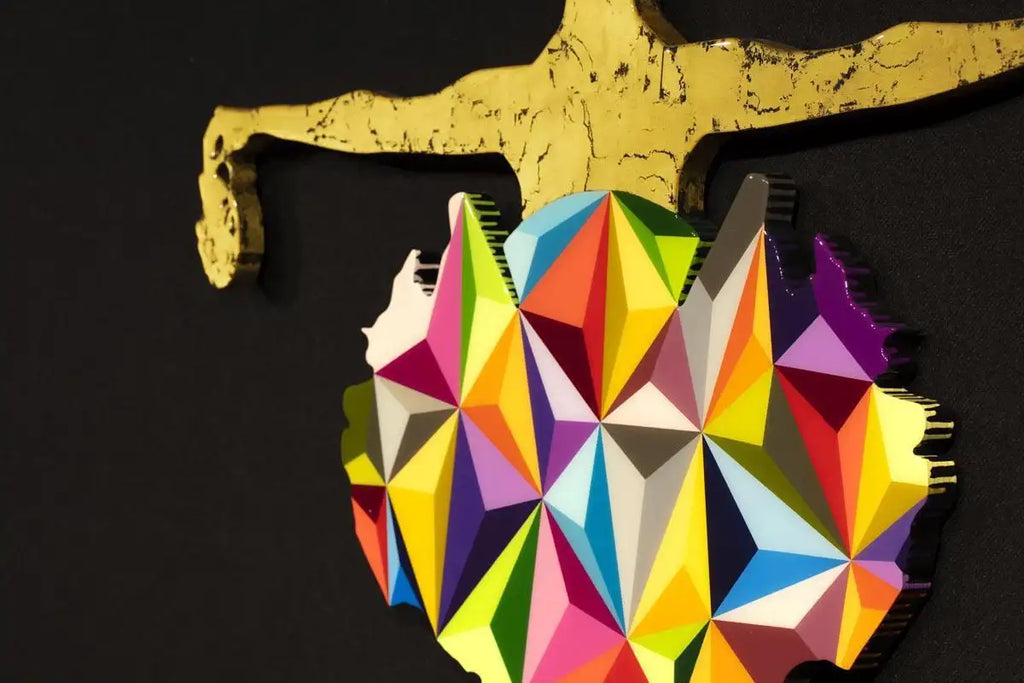 Drop The Bomb (Gloss Resin) - Original Wall Sculpture - SOLD by artist Lhouette - Wyecliffe Galleries