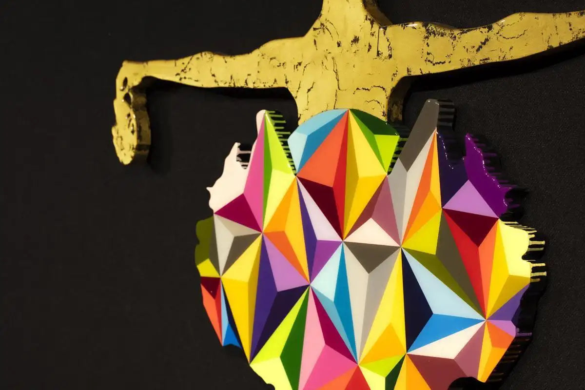 Drop The Bomb (Gloss Resin) - Original Wall Sculpture - SOLD by artist Lhouette - Wyecliffe Galleries