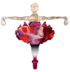 Drop The Bomb Marbled - Miniature Wall Sculpture - Original - SOLD by artist Lhouette - Wyecliffe Galleries