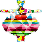 Drop The Bomb Marbled Miniature Wall Sculpture - Original SOLD by artist Lhouette - Wyecliffe Galleries