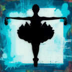 Drop The Bomb Mixer ( Blue Magic ) - Original - SOLD by artist Lhouette - Wyecliffe Galleries