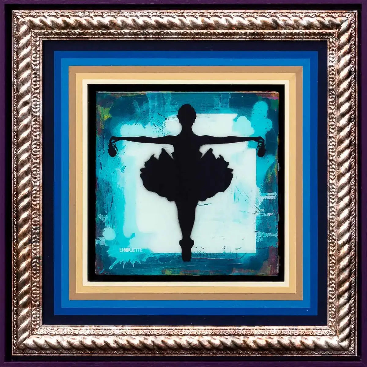 Drop The Bomb Mixer ( Blue Magic ) - Original - SOLD by artist Lhouette - Wyecliffe Galleries