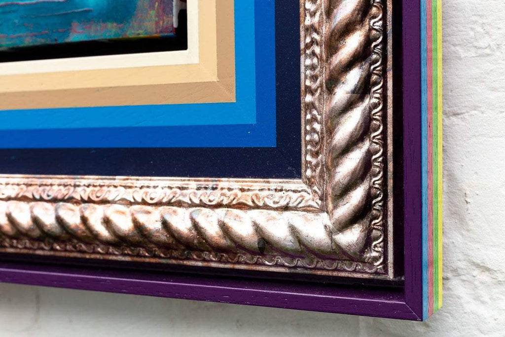 Drop The Bomb Mixer ( Blue Magic ) - Original - SOLD by artist Lhouette - Wyecliffe Galleries