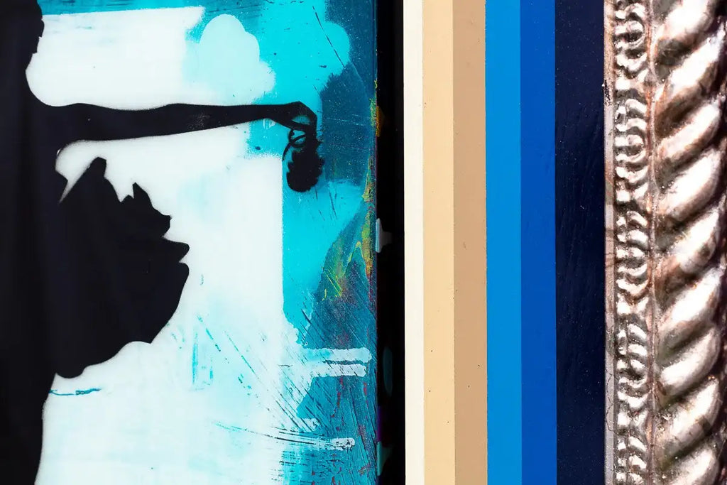 Drop The Bomb Mixer ( Blue Magic ) - Original - SOLD by artist Lhouette - Wyecliffe Galleries