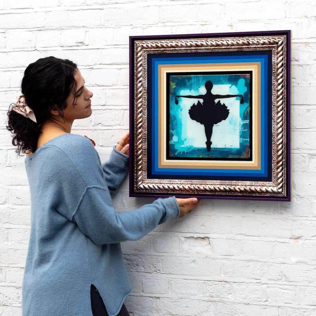 Drop The Bomb Mixer ( Blue Magic ) - Original - SOLD by artist Lhouette - Wyecliffe Galleries