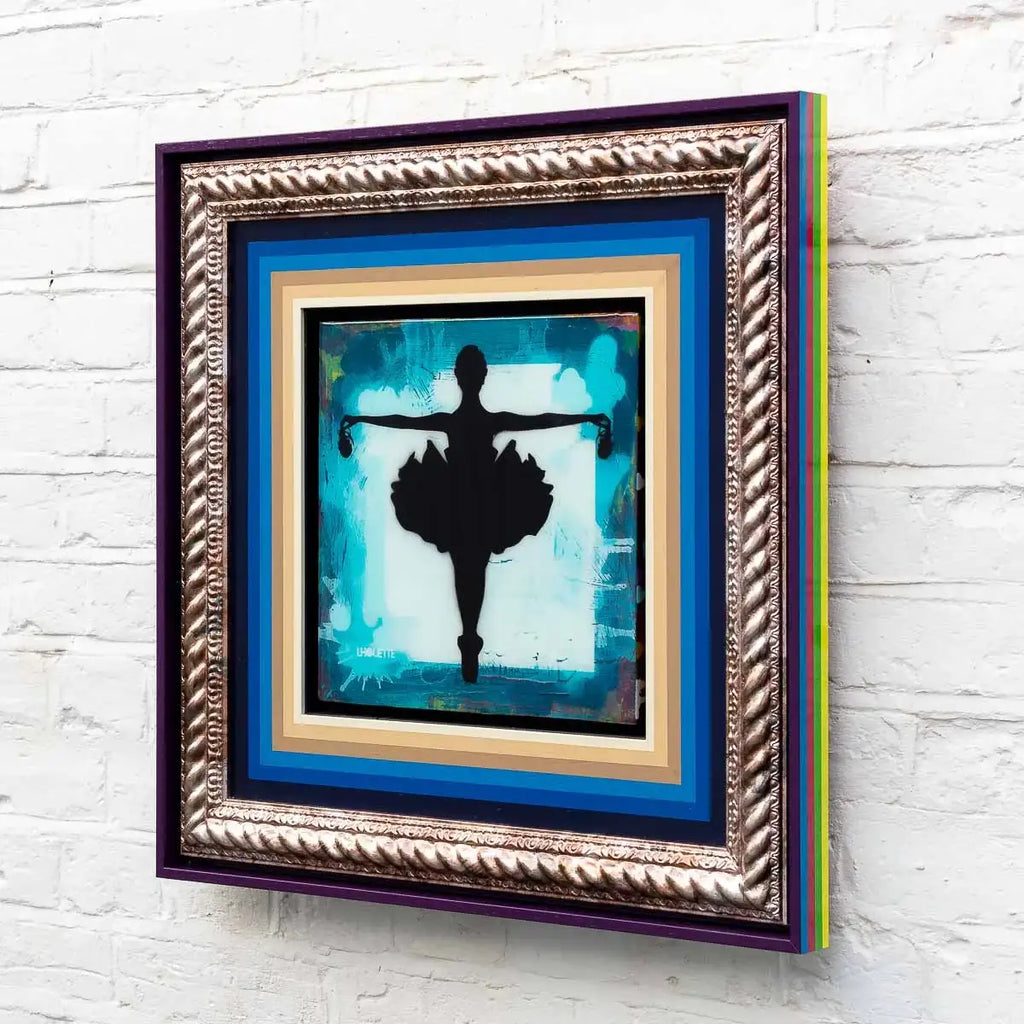 Drop The Bomb Mixer ( Blue Magic ) - Original - SOLD by artist Lhouette - Wyecliffe Galleries