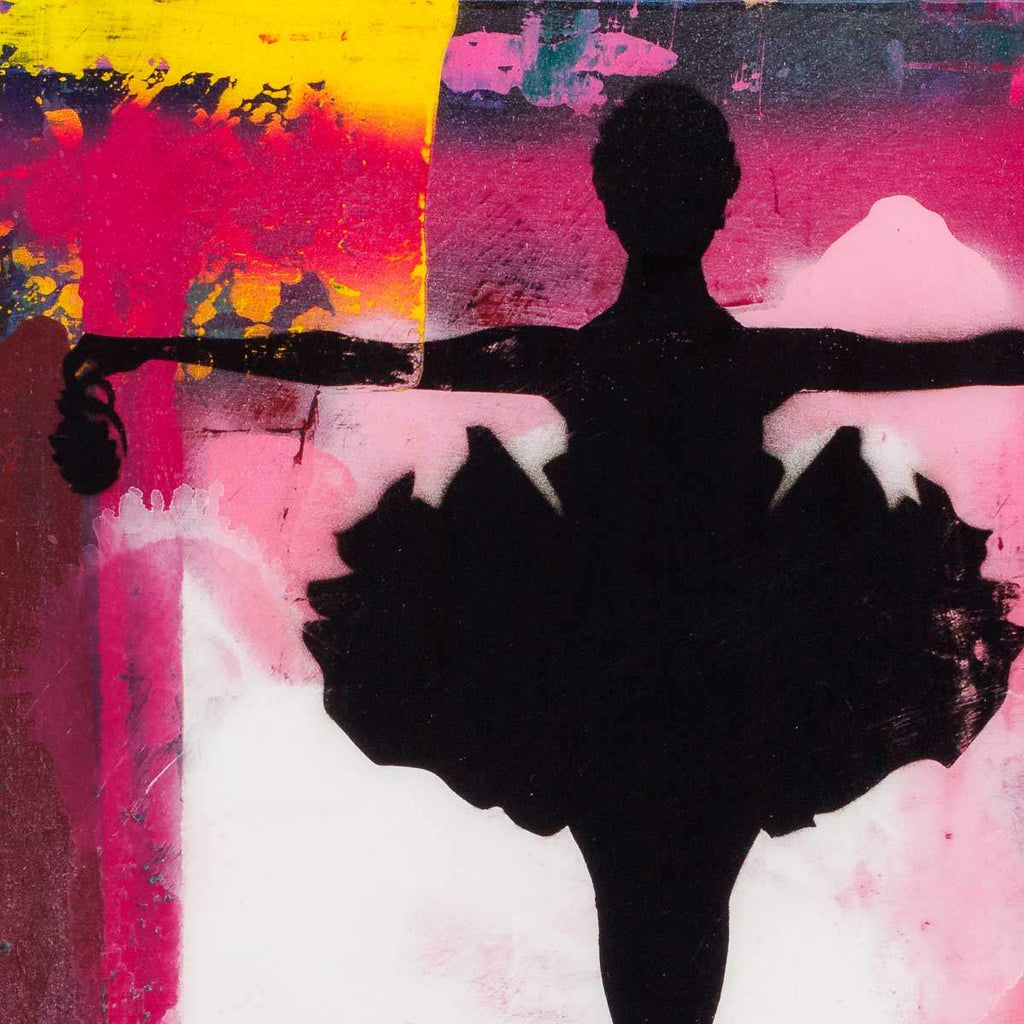 Drop The Bomb Mixer (Cherry Blossom) - Original - SOLD by artist Lhouette - Wyecliffe Galleries