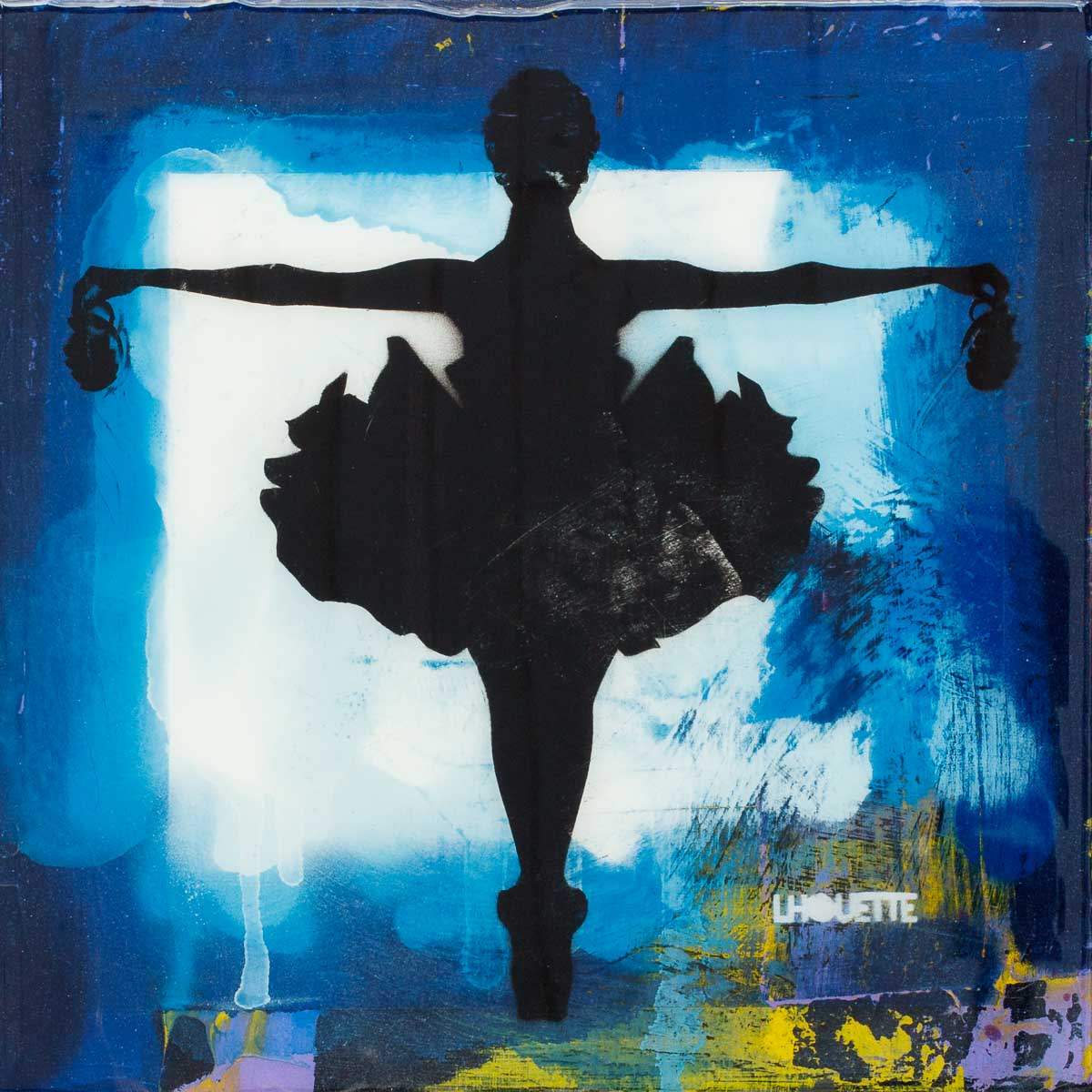 Drop The Bomb Mixer (Ultramarine) - SOLD by artist Lhouette - Wyecliffe Galleries