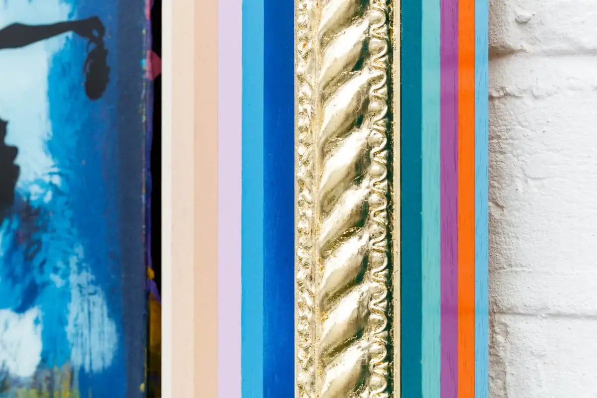 Drop The Bomb Mixer (Ultramarine) - SOLD by artist Lhouette - Wyecliffe Galleries