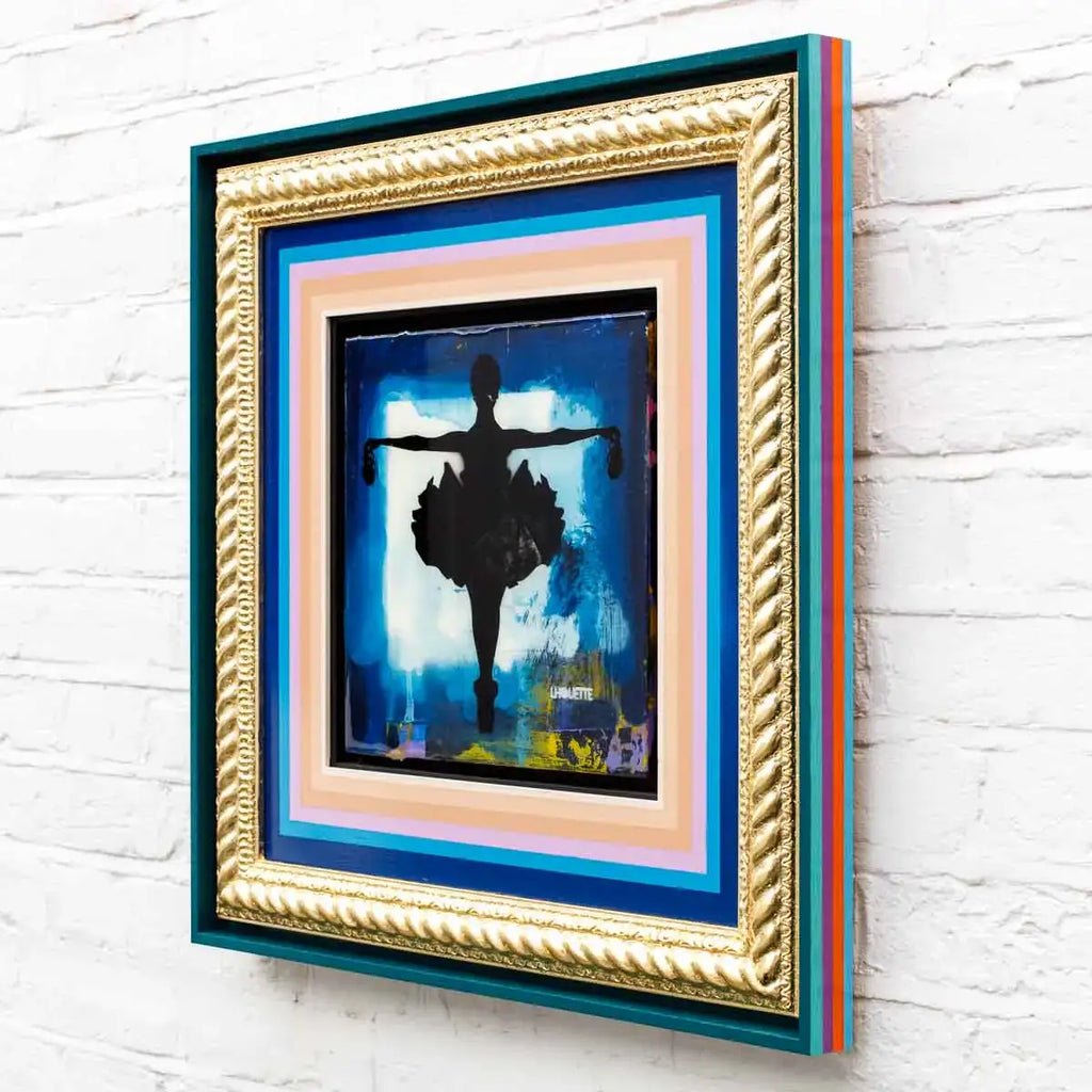 Drop The Bomb Mixer (Ultramarine) - SOLD by artist Lhouette - Wyecliffe Galleries