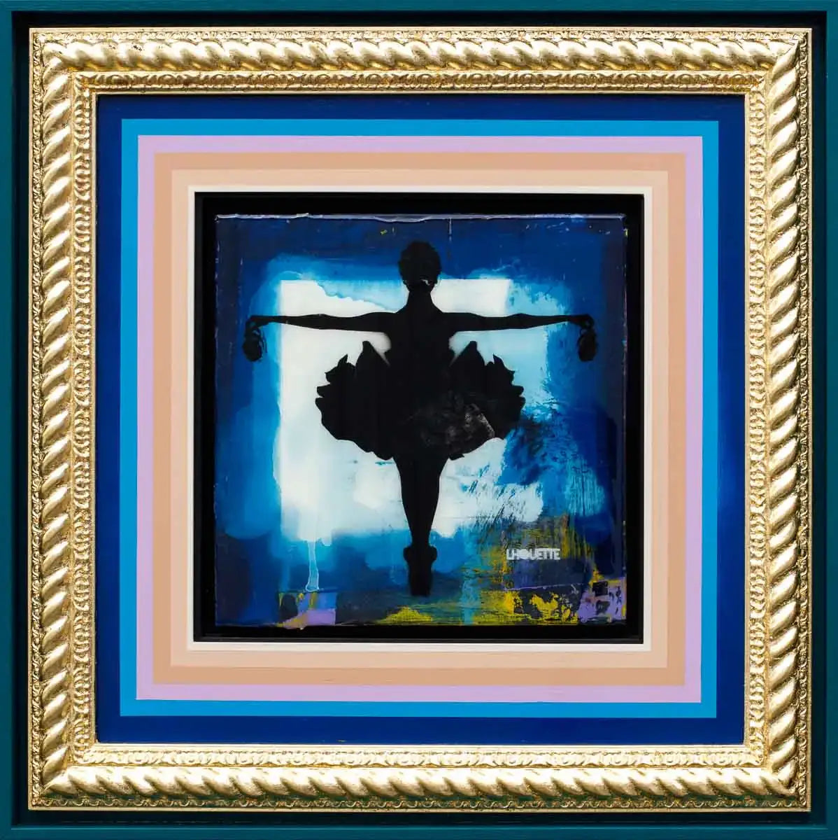 Drop The Bomb Mixer (Ultramarine) - SOLD by artist Lhouette - Wyecliffe Galleries