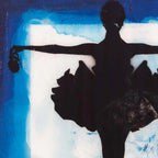 Drop The Bomb Mixer (Ultramarine) - SOLD by artist Lhouette - Wyecliffe Galleries