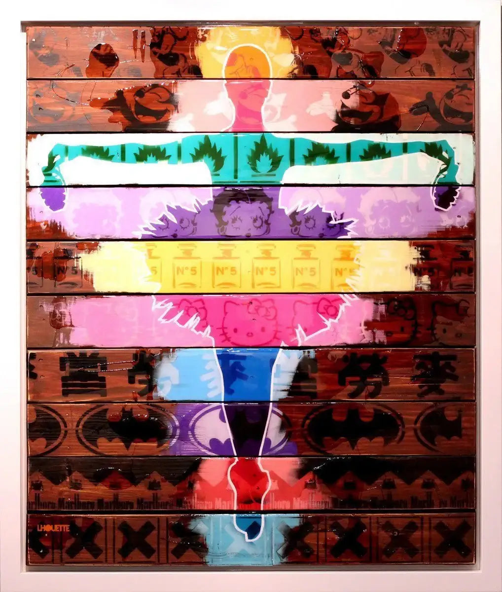 Drop the Bomb - Original - SOLD by artist Lhouette - Wyecliffe Galleries