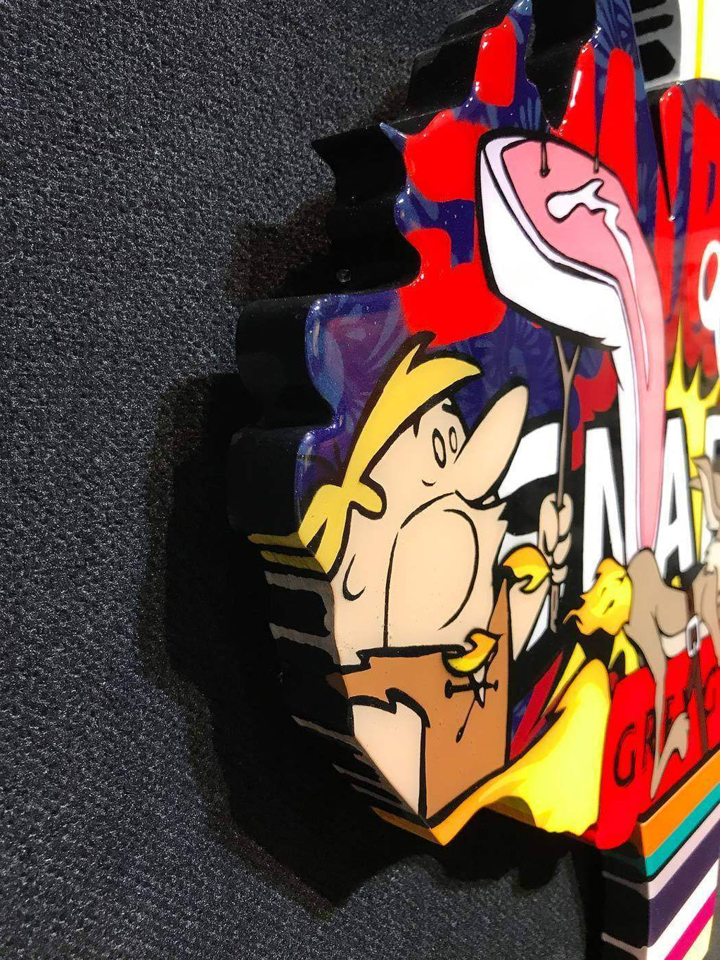 Drop The Bomb Sculpture I - SOLD by artist Lhouette - Wyecliffe Galleries