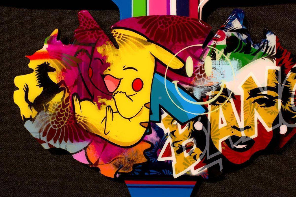 Drop The Bomb Sculpture II - SOLD by artist Lhouette - Wyecliffe Galleries