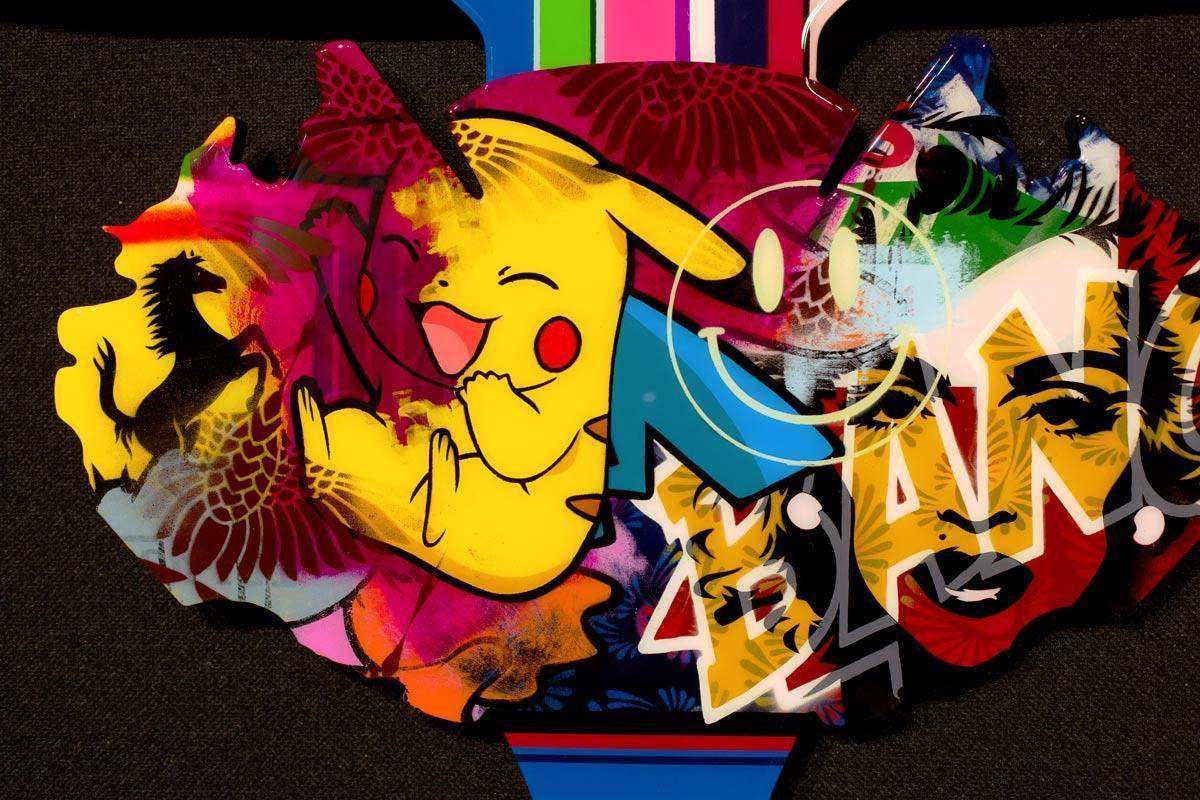 Drop The Bomb Sculpture II - SOLD by artist Lhouette - Wyecliffe Galleries