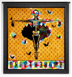 Drop The Bomb - SkeLhouette - Geometric - SOLD by artist Lhouette - Wyecliffe Galleries