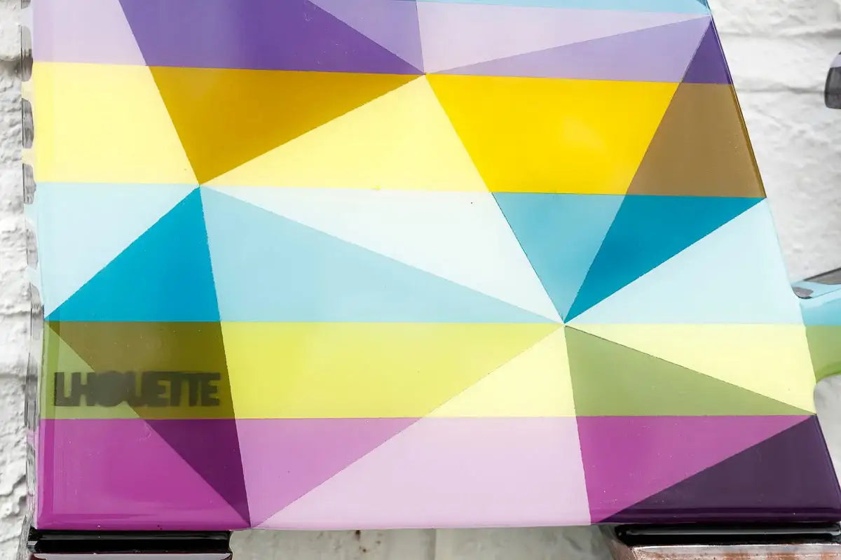 Duck Hunt Geometric & Rose Gold - Mini Wall Sculpture - Original - SOLD by artist Lhouette - Wyecliffe Galleries