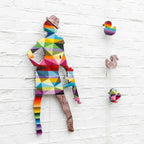 Duck Hunt Geometric & Rose Gold - Mini Wall Sculpture - Original - SOLD by artist Lhouette - Wyecliffe Galleries