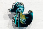 Duck Hunt Marbled - 4 piece Medium Wall Sculpture - Original - SOLD by artist Lhouette - Wyecliffe Galleries