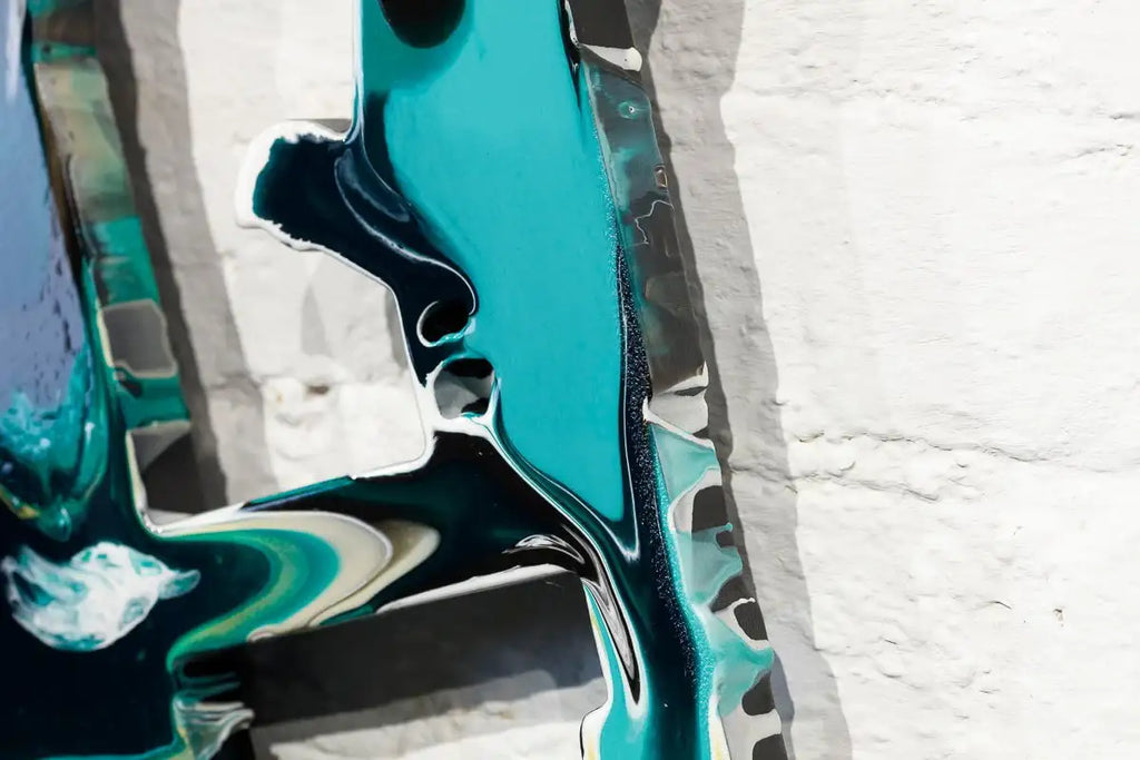 Duck Hunt Marbled - 4 piece Medium Wall Sculpture - Original - SOLD by artist Lhouette - Wyecliffe Galleries