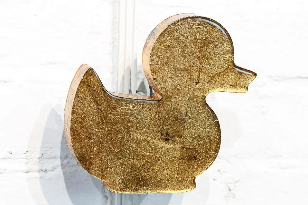 Duck Hunt Marbled - 4 piece Medium Wall Sculpture - Original - SOLD by artist Lhouette - Wyecliffe Galleries