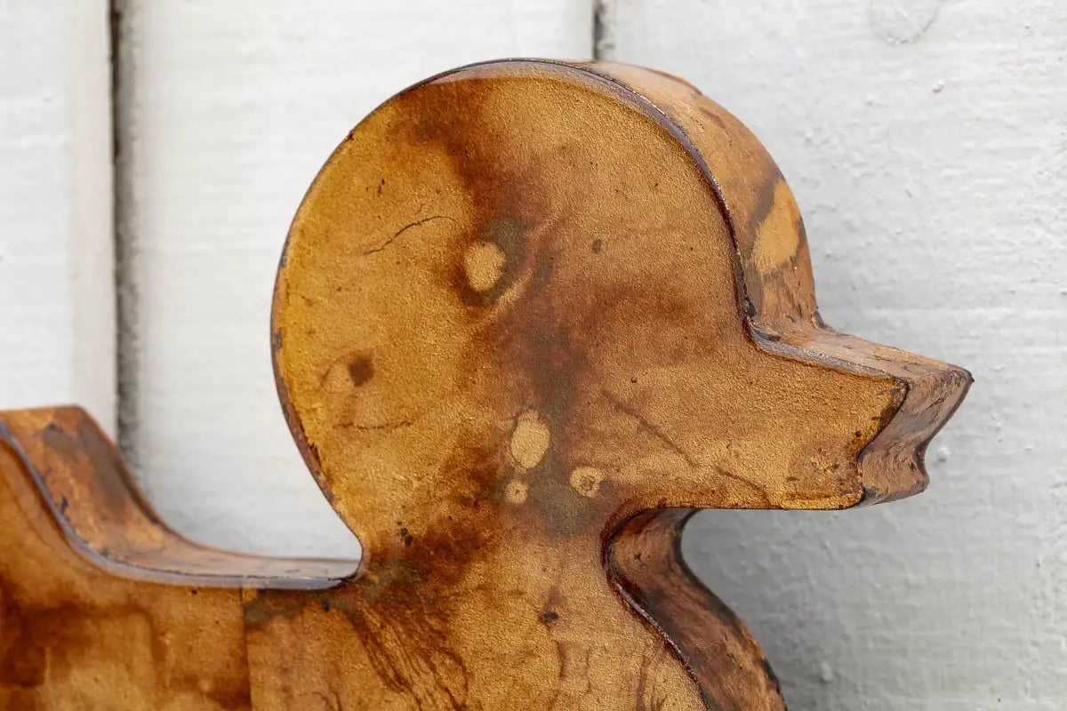 Duck Hunt Medium Dark Geo - Original Wall Sculpture - SOLD by artist Lhouette - Wyecliffe Galleries