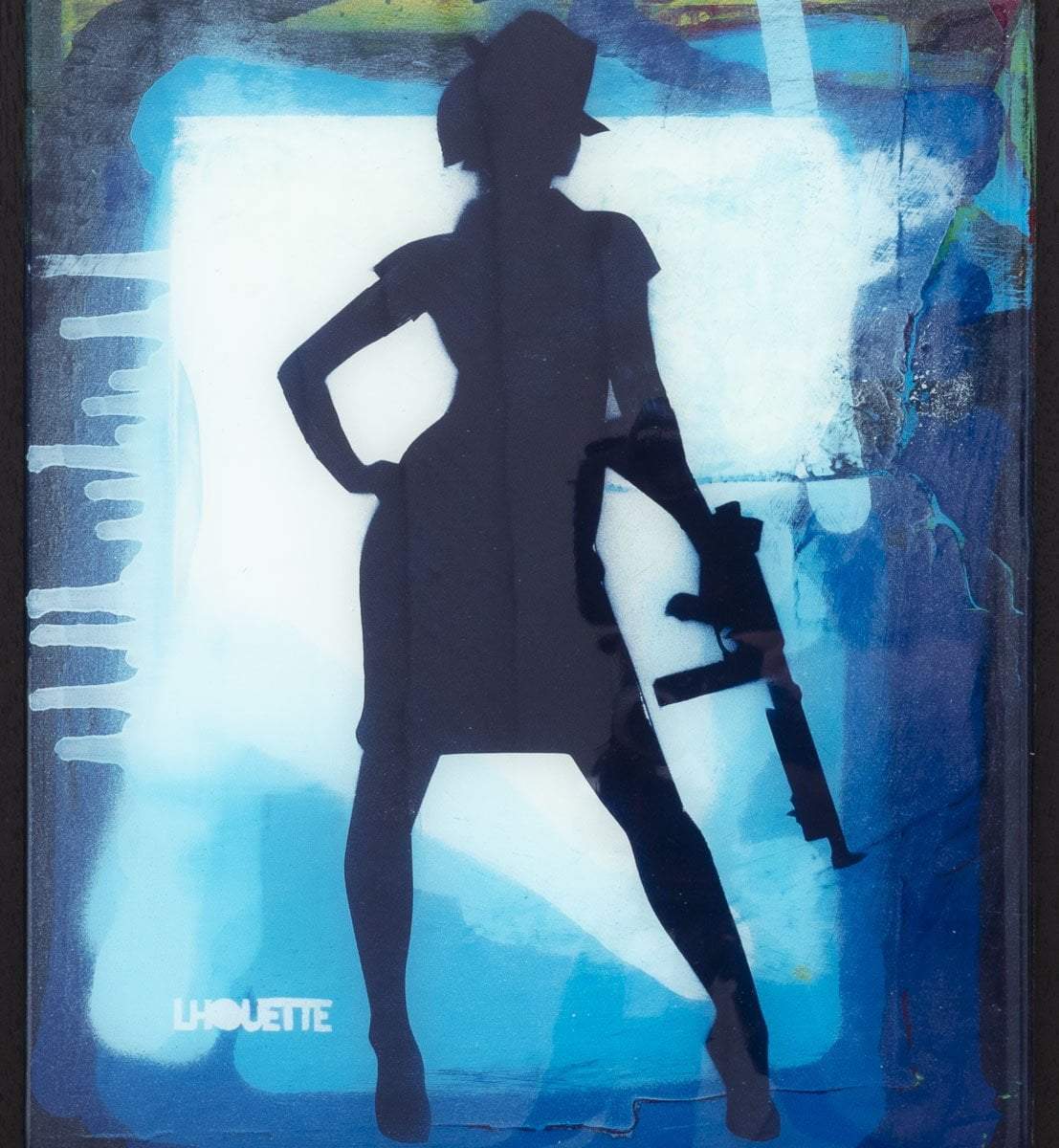 Duck Hunt Mixer - Azur Blue II Lhouette Framed