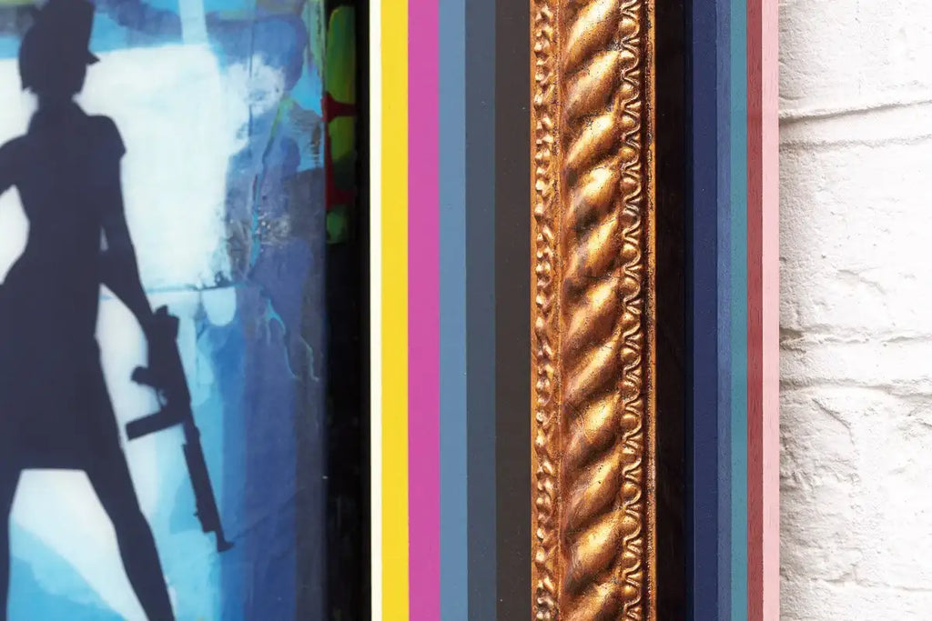 Duck Hunt Mixer - Azur Blue II - SOLD by artist Lhouette - Wyecliffe Galleries