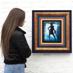 Duck Hunt Mixer - Azur Blue II - SOLD by artist Lhouette - Wyecliffe Galleries