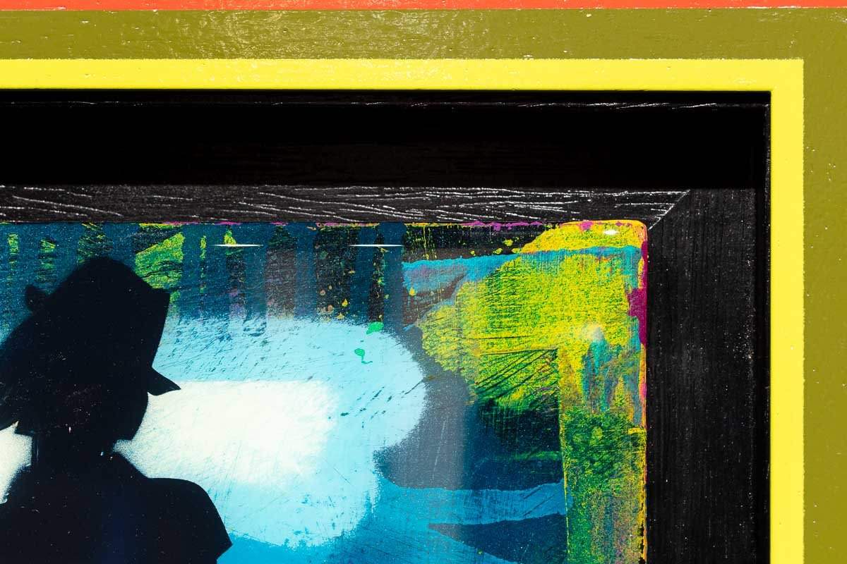 Duck Hunt Mixer - Azur Blue - SOLD by artist Lhouette - Wyecliffe Galleries