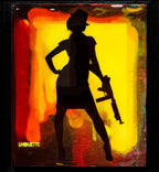 Duck Hunt Mixer - Brimstone Yellow - SOLD by artist Lhouette - Wyecliffe Galleries