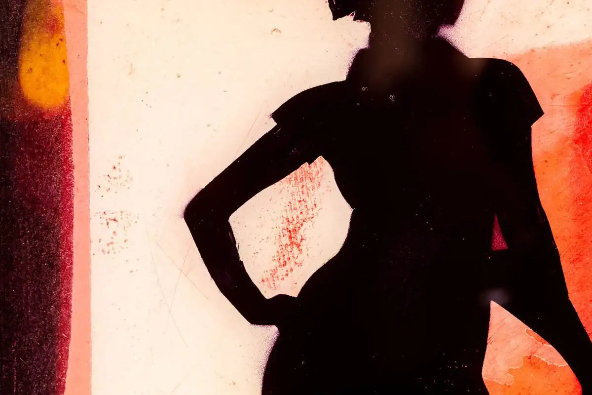 Duck Hunt Mixer - Royal Red - SOLD by artist Lhouette - Wyecliffe Galleries