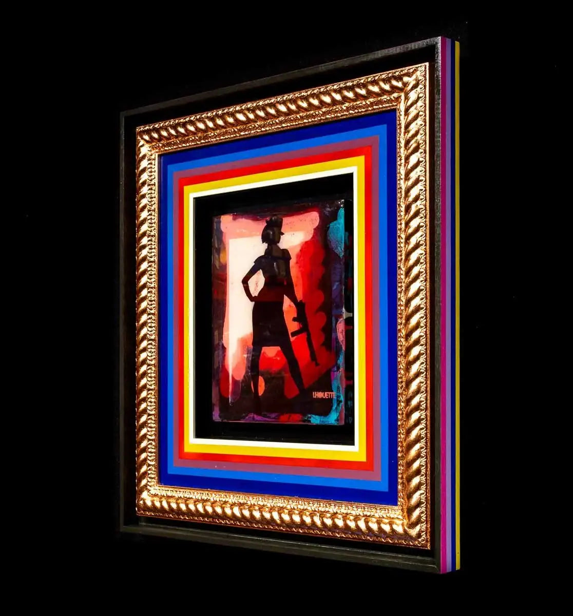 Duck Hunt Mixer - Royal Red - SOLD by artist Lhouette - Wyecliffe Galleries