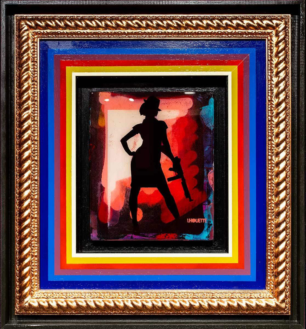 Duck Hunt Mixer - Royal Red - SOLD by artist Lhouette - Wyecliffe Galleries