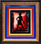 Duck Hunt Mixer - Royal Red - SOLD by artist Lhouette - Wyecliffe Galleries