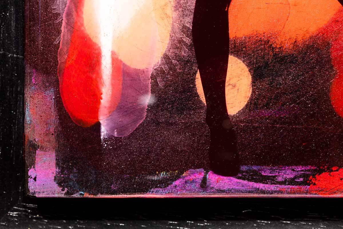 Duck Hunt Mixer - Royal Red - SOLD by artist Lhouette - Wyecliffe Galleries