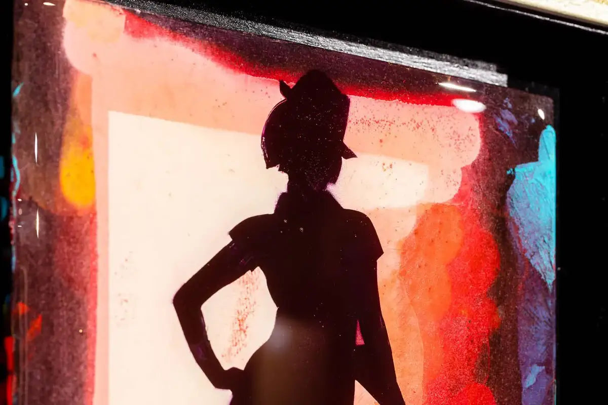 Duck Hunt Mixer - Royal Red - SOLD by artist Lhouette - Wyecliffe Galleries