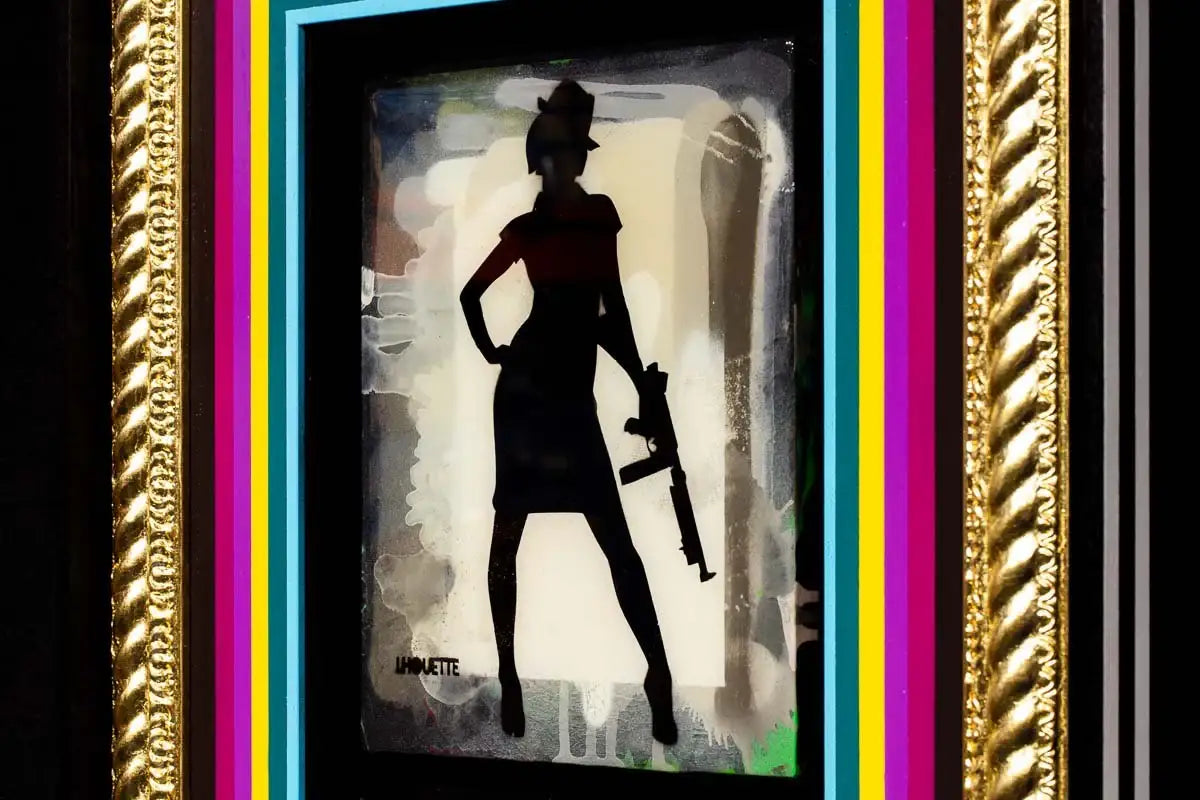 Duck Hunt Mixer - Stealth Grey - SOLD by artist Lhouette - Wyecliffe Galleries