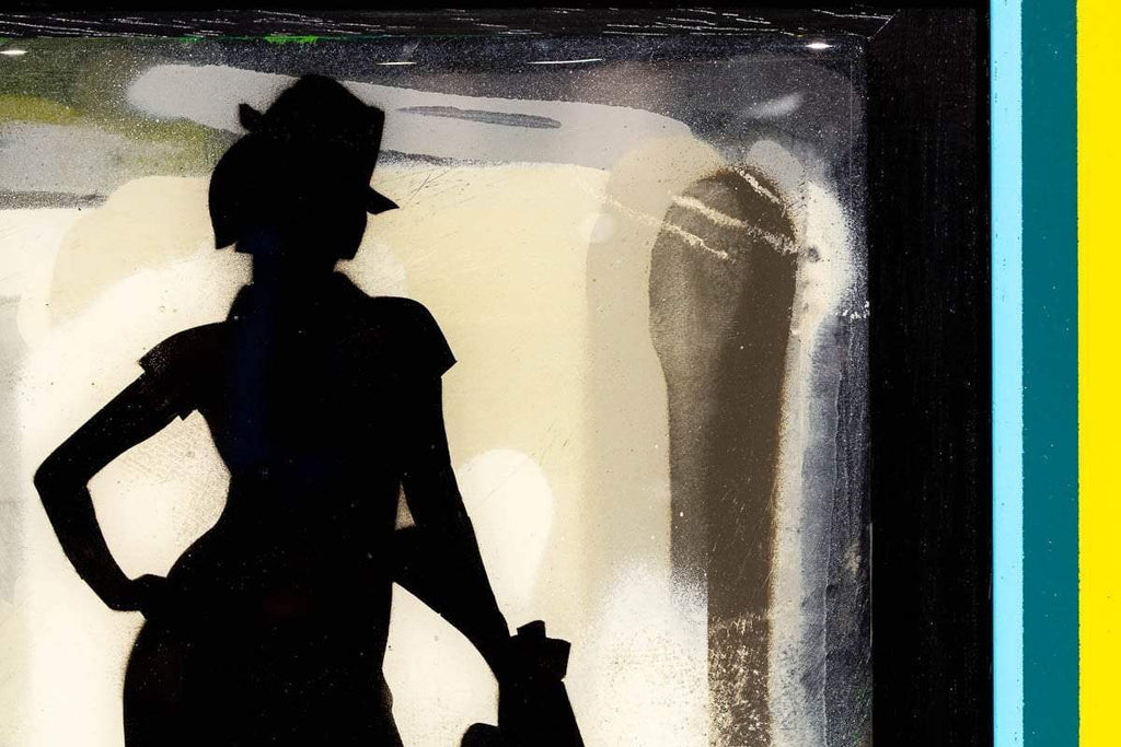 Duck Hunt Mixer - Stealth Grey - SOLD by artist Lhouette - Wyecliffe Galleries